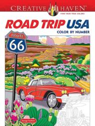 Creative Haven Road Trip USA Color by Number - George Toufexis (ISBN: 9780486853628)