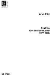 FRATRES FÜR VIOLINE UND KLAVIER (ISBN: 9786300189393)