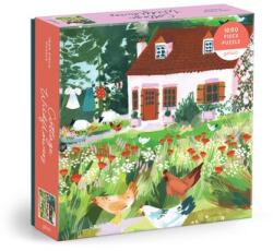 Cottage Wildflowers 1000 Piece Puzzle in a Square Box (2025)