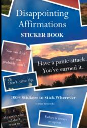 Disappointing Affirmations Sticker Book (2025)