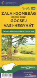 Zalai-dombság (északi rész), Göcsej és Vasi-hegyhát turistatérkép (ISBN: 9786155864216)