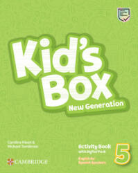 Kid's Box New Generation Level 5 Activity Book with Home Booklet and Digital Pack English for Spanish Speakers - Caroline Nixon, Michael Tomlinson (ISBN: 9788413225210)