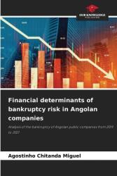 Financial determinants of bankruptcy risk in Angolan companies (ISBN: 9786203247800)