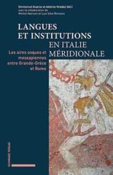Limbi și instituții în Italia de Sud (ISBN: 9783796551833)