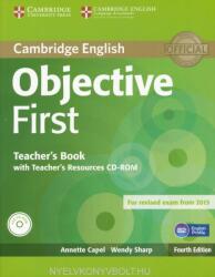 Objective First Teacher's Book with Teacher's Resources CD-ROM (2014)