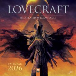 Lovecraft: Illustrated by Jason Engle Wall Calendar 2026 (ISBN: 9781835622506)