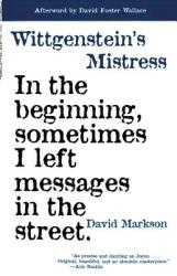 Wittgenstein's Mistress - David Markson (ISBN: 9781564782113)