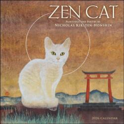 Zen Cat 2026 Wall Calendar (ISBN: 9781524899158)