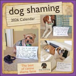 Dog Shaming 2026 Wall Calendar (ISBN: 9781524898823)