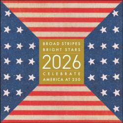 Broad Stripes Bright Stars 2026 Wall Calendar (ISBN: 9781524898809)