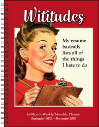 Wititudes 16-Month 2025-2026 Weekly/Monthly Planner Calendar (ISBN: 9781524897598)
