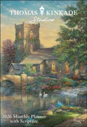 Thomas Kinkade Studios 2026 Monthly Pocket Planner Calendar with Scripture (ISBN: 9781524896850)