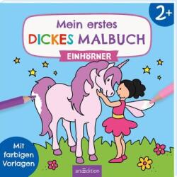 Mein erstes dickes Malbuch ab 2 - Einhörner (2024)