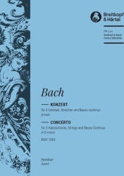 KONZERT F. VIER CEMBALI, STREICHER UND B. C. a-MOLL, PARTITUR, ANTIKVÁR (ISBN: 9786920152364)