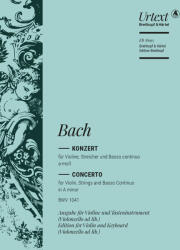 KONZERT FÜR VIOLINE, STR. UND BC a-MOLL BWV 1041 FÜR VIOLINE UND KLAVIER (ISBN: 9786330196842)