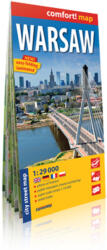 Varsó - vízálló, laminált térkép 2024 (ISBN: 9788383553504)
