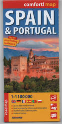 Spanyolország, Portugália Comfort térkép (ISBN: 9788383555430)