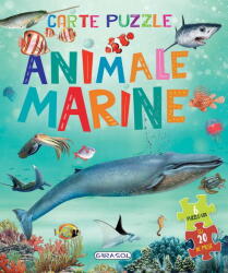 CARTE CU 6 PUZZLE-URI - ANIMALE MARINE - GIRASOL (ISBN: 9786060243977)