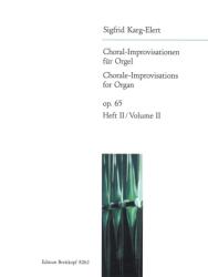CHORAL-IMPROVISATIONEN FÜR ORGEL OP. 65 HEFT II (ISBN: 9786310216263)