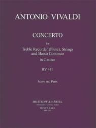 CONCERTO IN c-moll P. 440 FOR TREBLE REC. (FLUTE), STR. AND B. C. ANTIKVÁR (ISBN: 9786440232454)