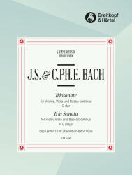 TRIOSONATE FÜR VIOLINE, VIOLA UND BASSO CONTINUO G-DUR NACH BWV 1038 (ISBN: 9786420233341)