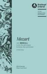 MISSA IN c FÜR SOLI, CHOR, ORCHESTER UND ORGEL KV 427 (ISBN: 9786460244932)