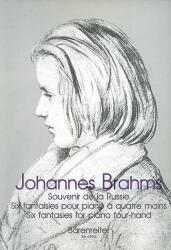 SOUVENIR DE LA RUSSIE SIX FANTASIES FOR PIANO FOUR-HAND (ISBN: 9786300184978)