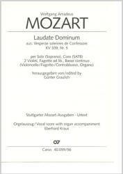 LAUDATE DOMINUM KV 339, NR. 5 ORGELAUSZUG URTEXT (ISBN: 9786460261922)