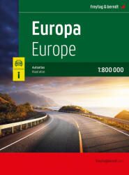 Európa atlasz - Freytag 2025 (ISBN: 9783707923766)