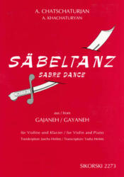 SAEBELTANZ AUS GAJANEH FÜR VIOLINE UND KLAVIER (ISBN: 9786300192676)