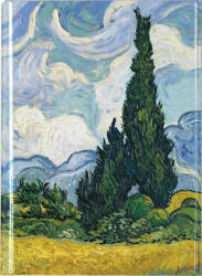 Flame Tree A6 notesz v. Gogh, Wheat field (ISBN: 9781787555785)