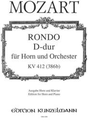 RONDO D-DUR FÜR HORN UND ORCHESTER KV 412 (386b) FÜR HORN UND KLAVIER (ISBN: 9786410248331)
