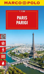Párizs térkép Marco Polo vízálló Párizs várostérkép 1: 12 000 2025 (ISBN: 9783575022103)