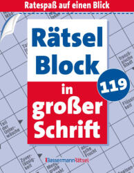 Rätselblock in großer Schrift 119 - Eberhard Krüger (2024)