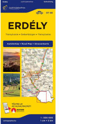 Erdély autótérkép (2025)