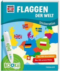 BOOKii® WAS IST WAS Stickeratlas Flaggen der Welt (2019)