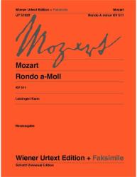 RONDO a-MOLL KV 511 FÜR KLAVIER (LEISINGER/KANN) NEUAUSGABE WIENER URTEXT (ISBN: 9786310217437)