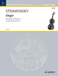 ELÉGIE POUR ALTO SEUL OU VIOLON SEUL (ISBN: 9786330236029)