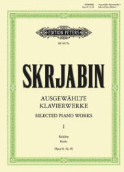 KLAVIERWERKE 1 ETUDES OP. 8 42 PIANO - ALEXANDER SCRIABIN (ISBN: 9790014072889)