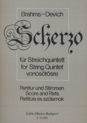 SCHERZO VONÓSÖTÖSRE PARTITÚRA ÉS SZÓLAMOK (ISBN: 9786430204799)
