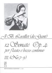 12 SONATE OP. 4 PER FLAUTO E BASSO CONTINUO III. (ISBN: 9786390204839)