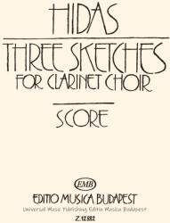THREE SKETCHES FOR CLARINET CHOIR, SCORE (ISBN: 9786470204896)