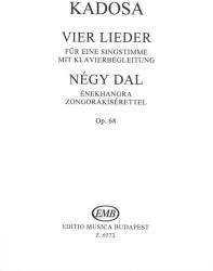 NÉGY DAL ÉNEKHANGRA ZONGORAKÍSÉRETTEL OP. 68 (ISBN: 9786530205009)