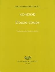 DOUZE COUPS TWELVE ETUDES FOR TWO VIOLINS (ISBN: 9786300192157)