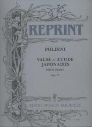 VALSE ET ETUDE JAPONAISES POUR PIANO OP. 27 REPRINT KIADÁS (ISBN: 9786310207797)