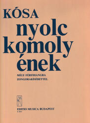 NYOLC KOMOLY ÉNEK MÉLY FÉRFIHANGRA ZONGORAKÍSÉRETTEL (ISBN: 9786530240789)