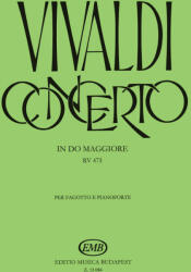 CONCERTO IN DO MAGGIORE RV 473 PER FAGOTTO E PIANOFORTE (ISBN: 9786390261429)