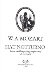 HAT NOKTÜRN HÁROM ÉNEKHANGRA (VAGY VEGYESKARRA) ÉS ZONGORÁRA (ISBN: 9786400163521)