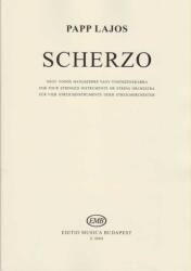 SCHERZO NÉGY VONÓSHANGSZERRE VAGY VONÓSZENEKARRA, PARTITÚRA ÉS SZÓLAMOK (ISBN: 9786430222083)