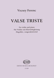 VALSE TRISTE HEGEDűRE, ZONGORAKÍSÉRETTEL (ISBN: 9786330212306)